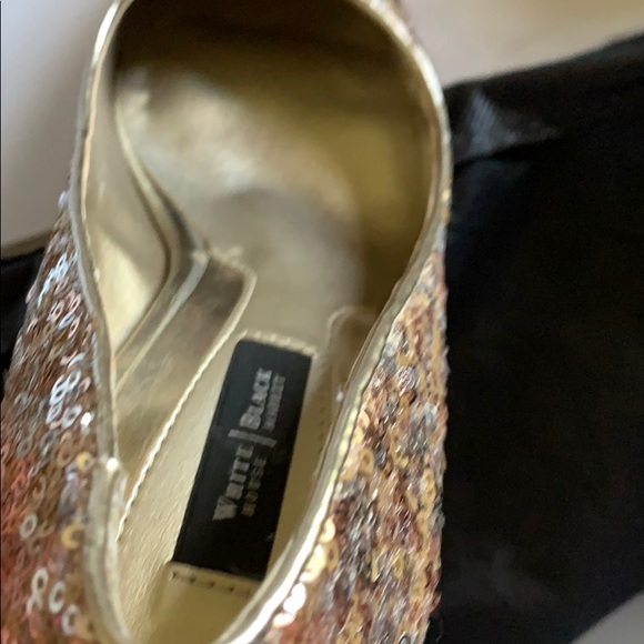 White House Black Market WHBM sequin heels - Picture 8 of 12